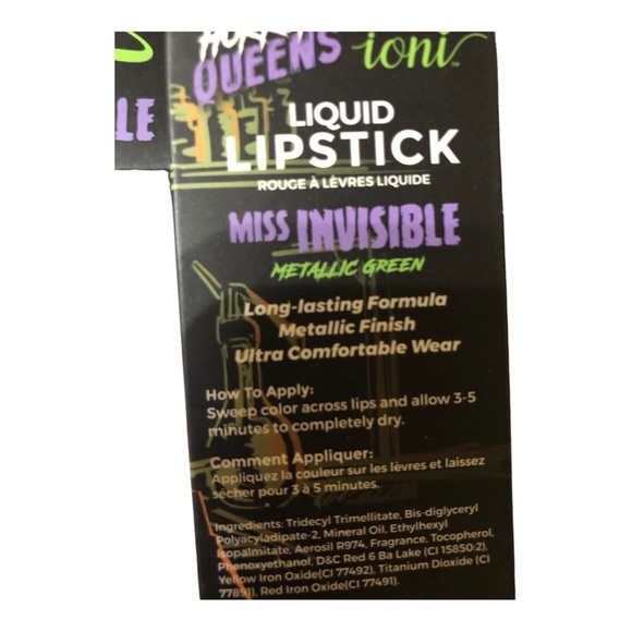 2 Metallic green liquid long lasting vamp metallic finish lipstick new - Picture 5 of 6